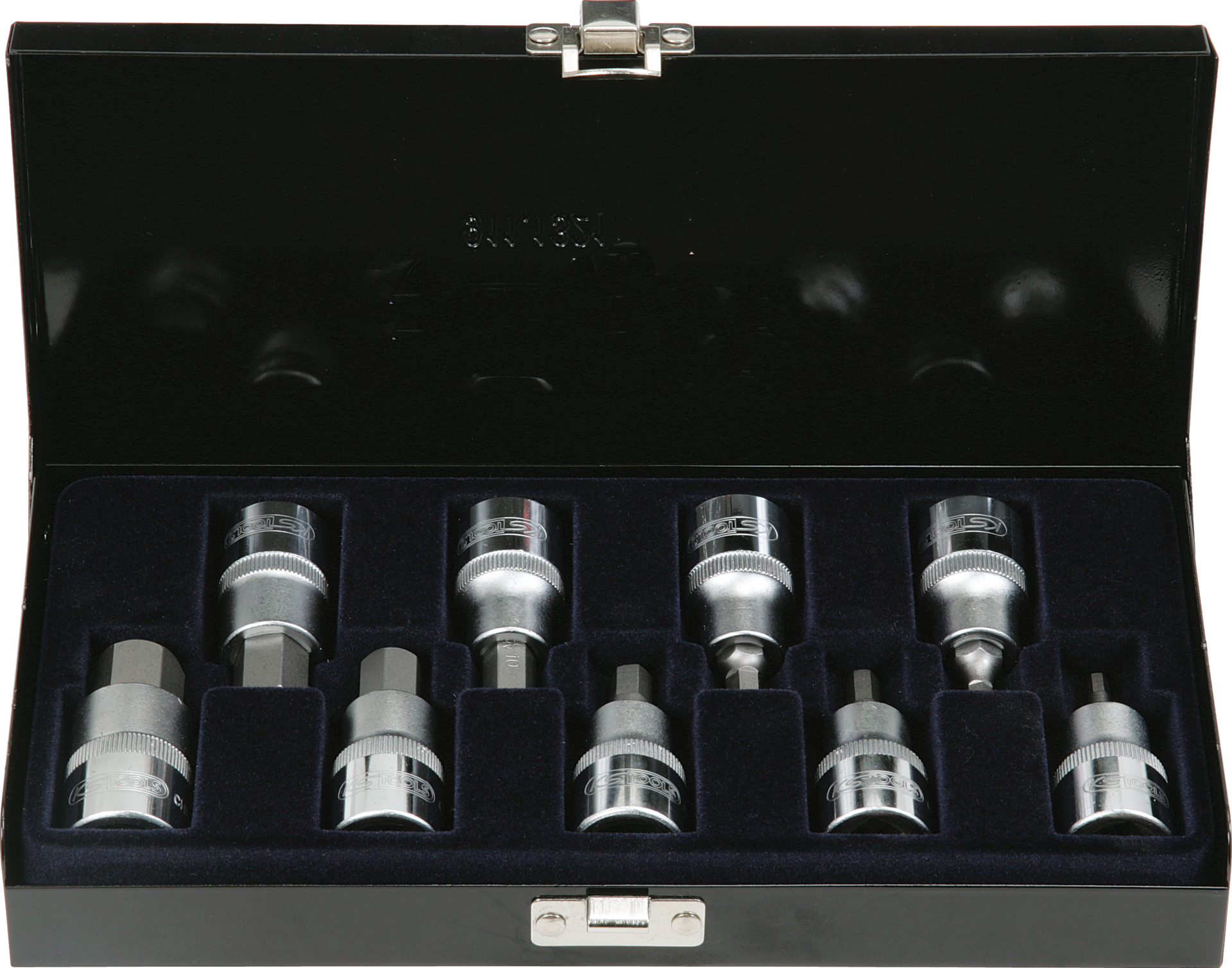 Bitstecknuss 1/2" Innensechskant Satz 9-tlg. SW4-17mm Bitstecknuss 1/2" Innensechskant Satz 9-tlg. SW4-17mm