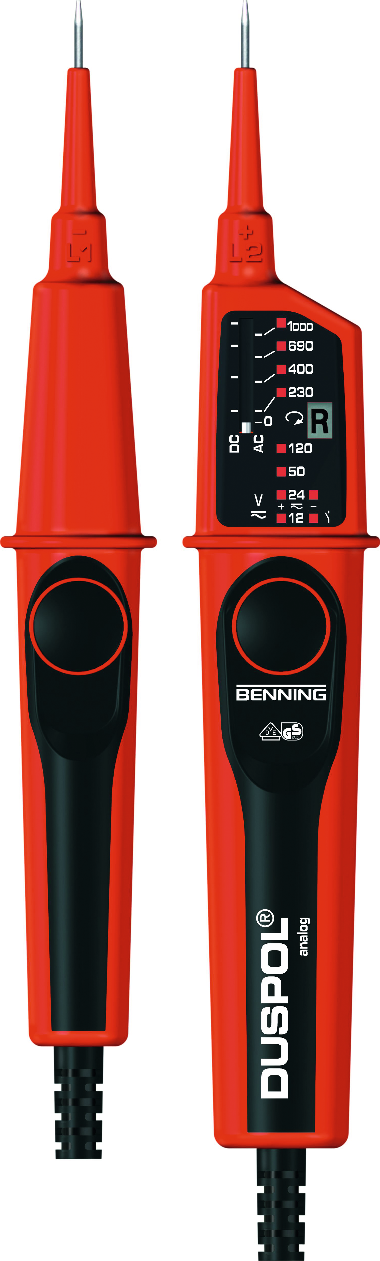 Spannungsprüfer DUSPOL® digital 1-1200 V & Lastzuschaltung