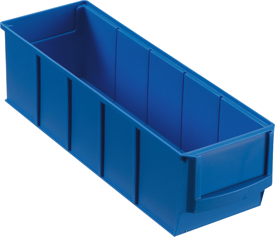 Regalbox Blau L400 x B185 x H81mm