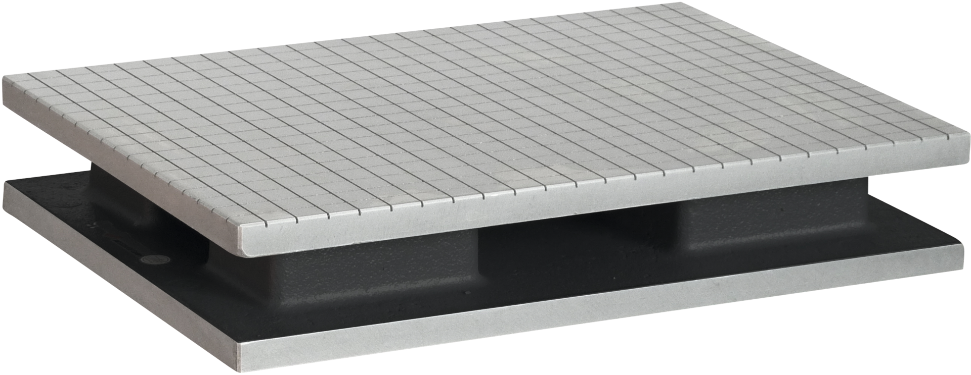 Läpp- und Kontrollplatte Duplex 360x260x65mm Ebenh.0,014mm, Raster 15mm Läpp- und Kontrollplatte Duplex 360x260x65mm Ebenh.0,014mm, Raster 15mm
