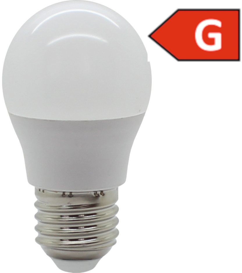 Sparlampe LED E27 470 Lumen Tropfenform matt 6W