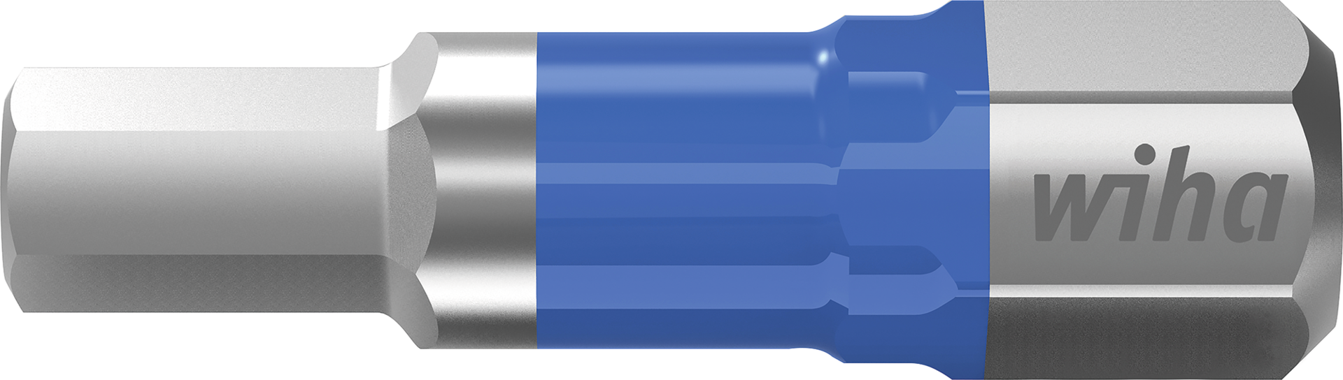 Wiha T-Bit 1/4" Sechskant blau SW4 × 50 mm
