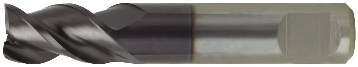 Eyltool Premium Schaftfräser VHM EYL+ Doppelbeschichtung Z3 Typ NH kurz, DIN 6535-HB, Ø 2,5 mm