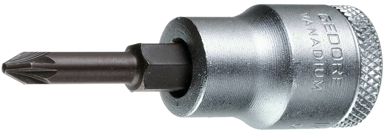 Gedore Bitstecknuss 3/8" Pozidriv® L 50 mm PZ1