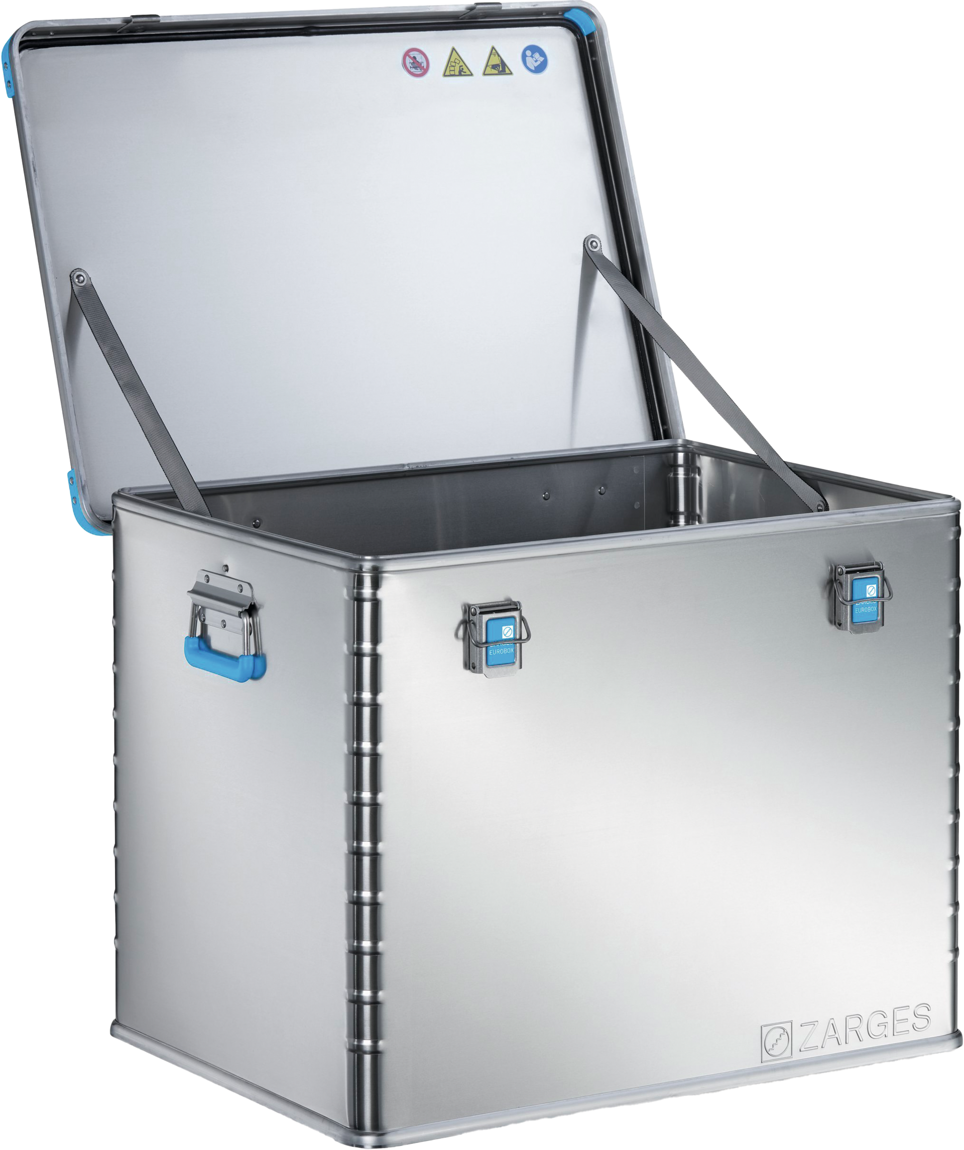 Transportbox Aluminium stapelbar Außenmaß L800 x B600 x H610mm 239 Liter