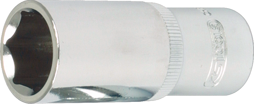 Stecknuss 1/4" Sechskant lang Chrome L50mm SW4mm