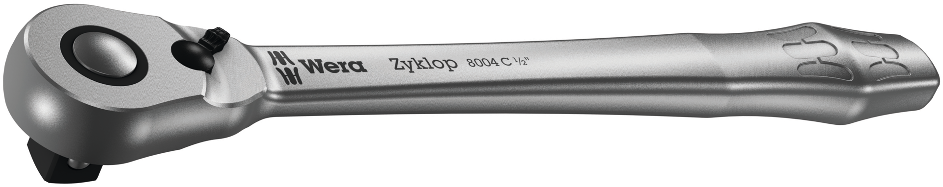 Umschaltknarre 1/2" Zyklop Metall Switch 72 Zähne L281mm