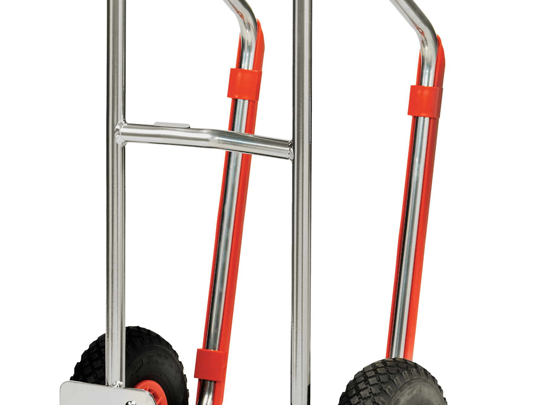 Stahlrohrkarre 350 kg mit kleiner Schaufel 450x150mm Vollgummi