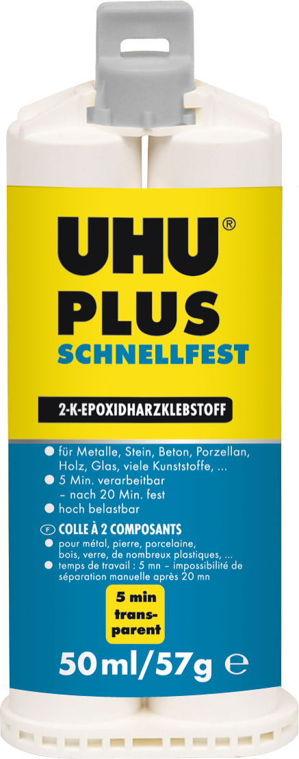 2K Epxoydkleber "plus schnellfest" 57g (50ml) Doppelkammerkartusche