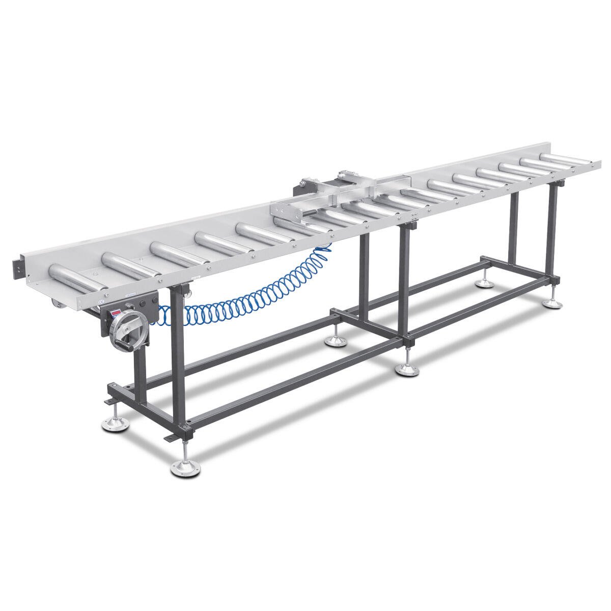Rollen- und Messbahnsystem Metallkraft MRB Standard A 400 mm / 7 m