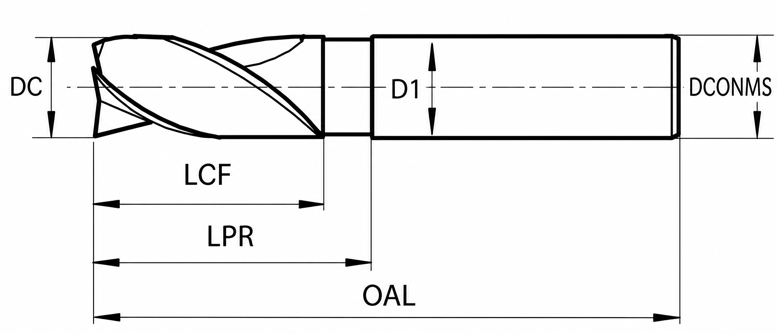 Eyltool Premium Eckenradiusfräser VHM Spektral Z3 HPC/HSC Typ Alu DIN 6535-HA, Ø 5 mm, R 1 mm