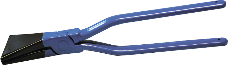 Kiesel Falzzange PVC-beschichtet gerade L 280 mm