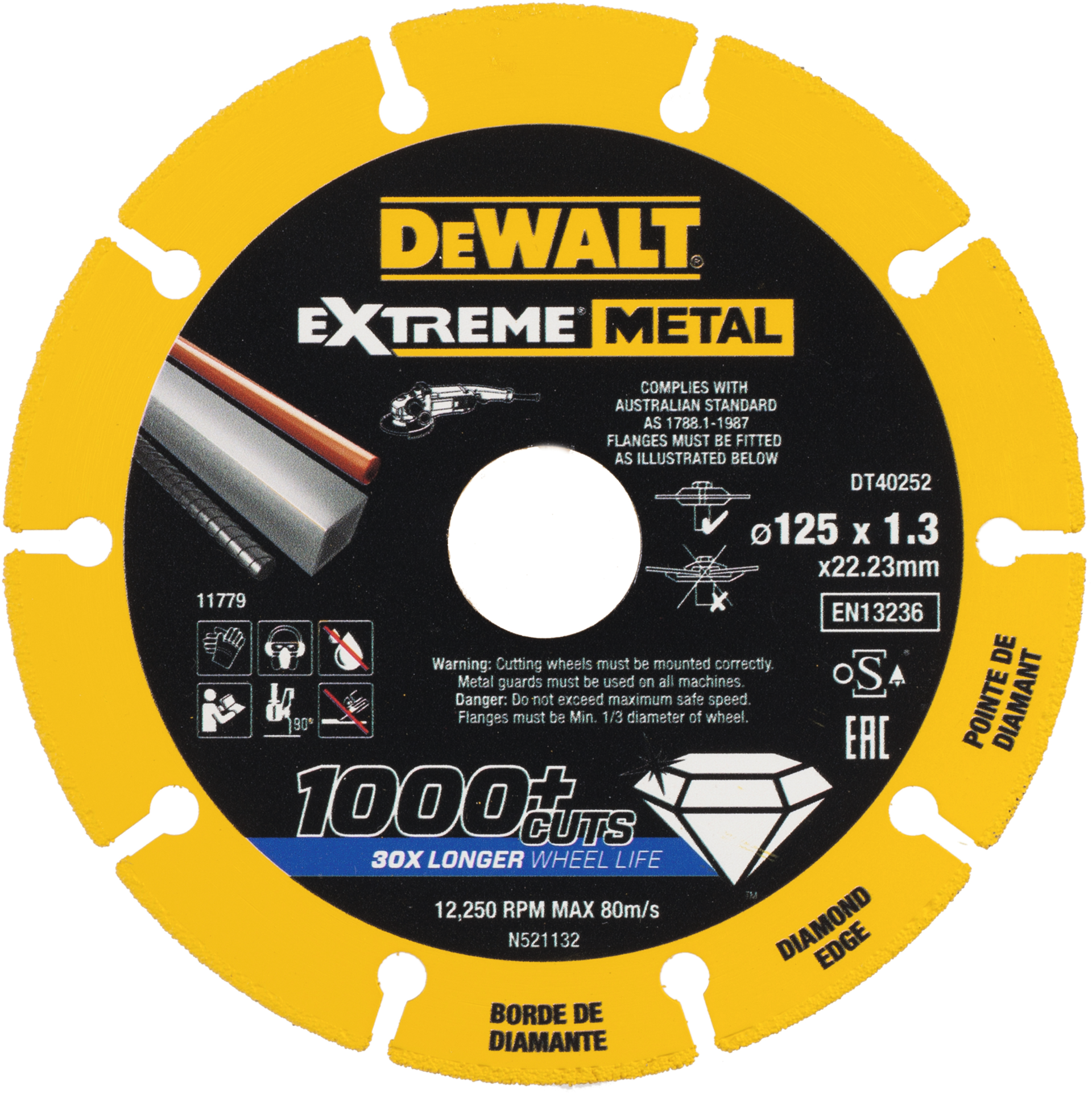 Trennscheibe Diamant Extreme Metal D125x1,3mm