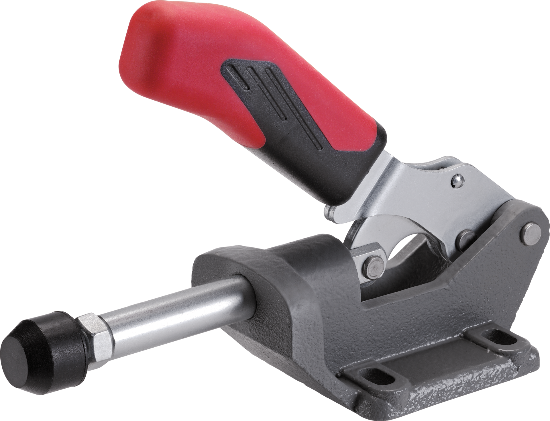 Schubstangenspanner schwer mit waagerechtem Fuß H115mm L140mm schwere Ausführung Gr. 3