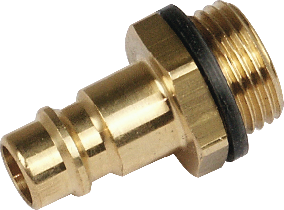 Stecknippel Messing AG 1/2"