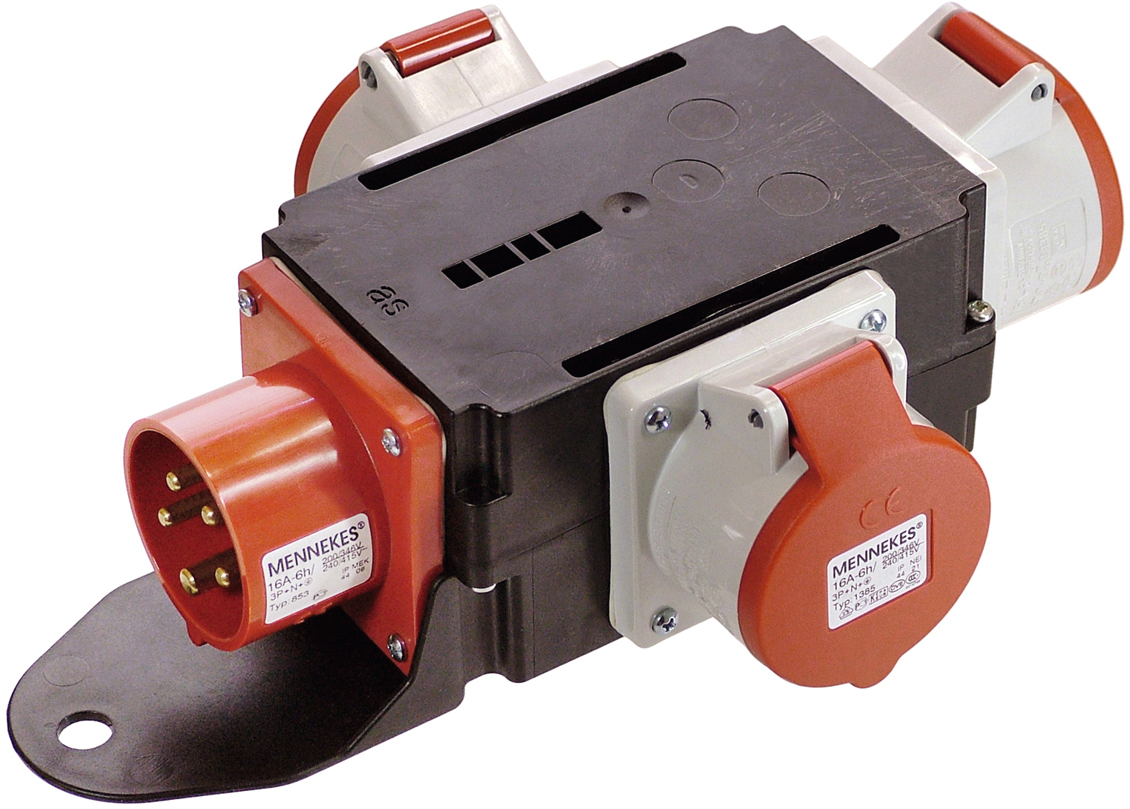 Adapter CEE Außenbereich 400V 16A auf 400V/16A Adapter CEE Außenbereich 400V 16A auf 400V/16A
