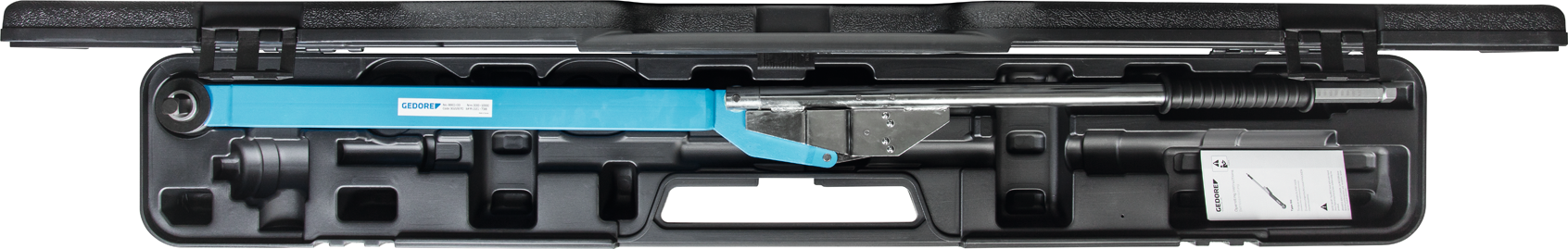 Knickdrehmomentschlüssel Antriebsvierkant 3/4" Knarrenkopf mit Durchsteckvierkant 300-1000Nm