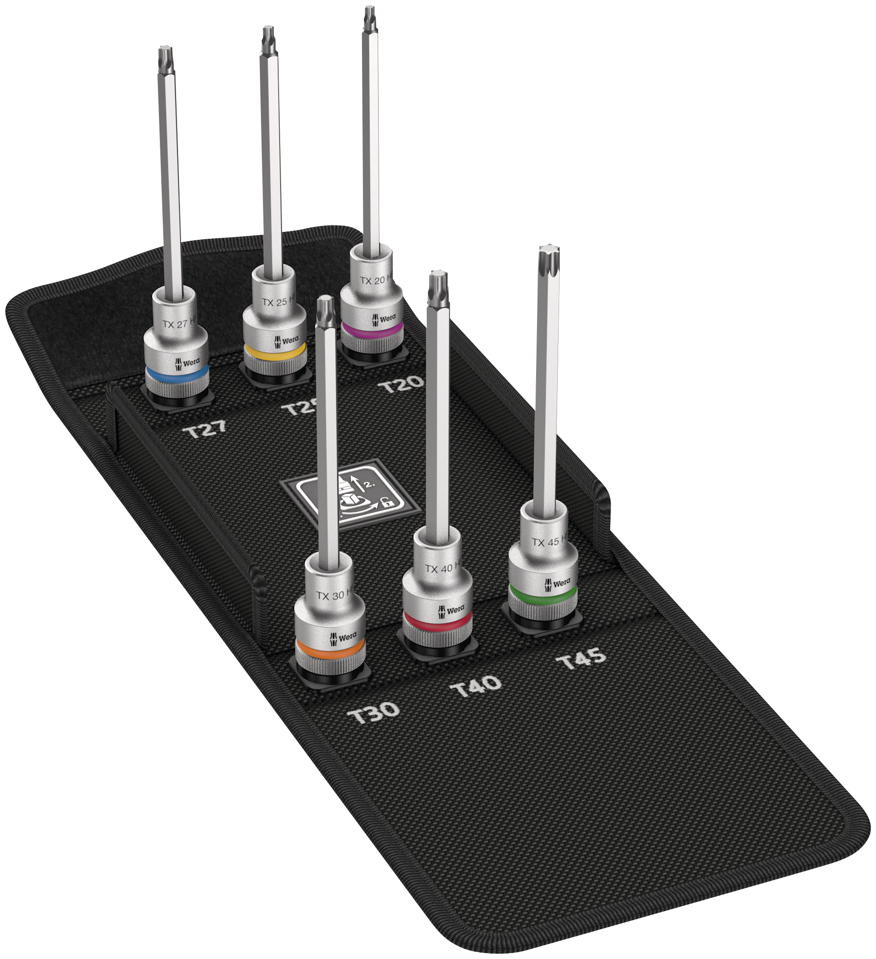 Bitstecknuss 1/2" TORX® lang Satz 6-teilig Zyklop Bitstecknuss 1/2" TORX® lang Satz 6-teilig Zyklop