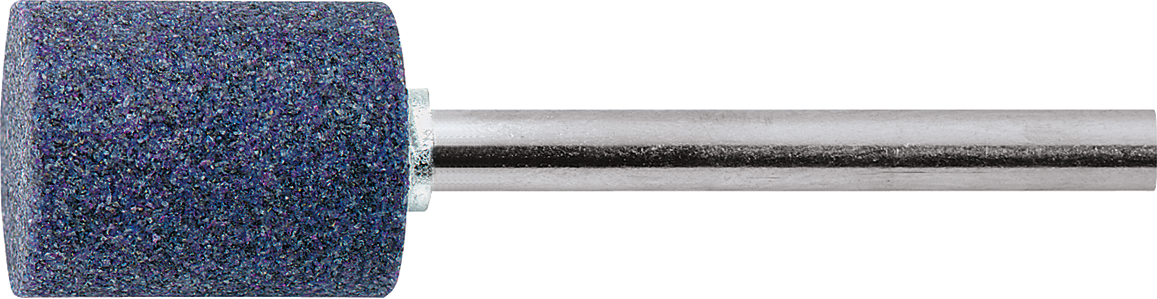 Schleifstift Mischkorund Schaft D3x50mm Hartstahl Zylinderform K100 D10x13mm