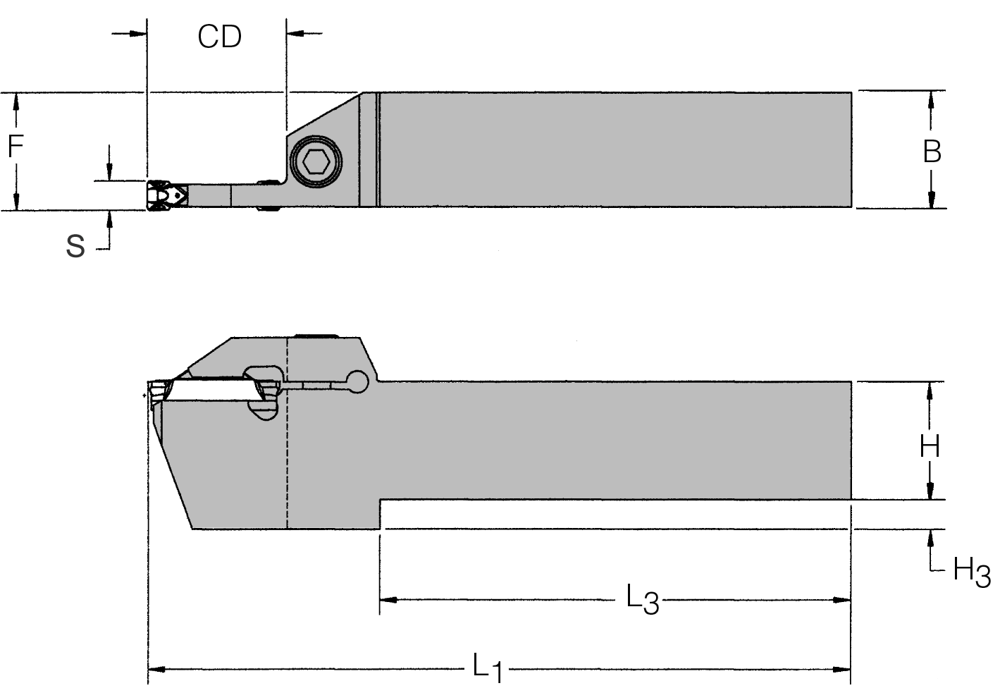 Stechklemmhalter WMT™ außen rechts H25mm Tmax17mm W1,5mm