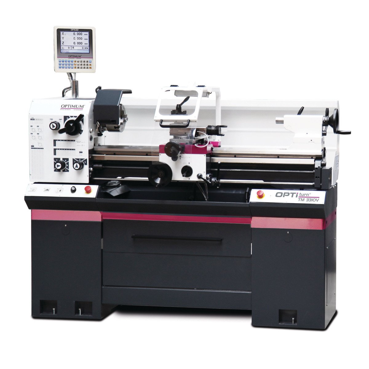 Leit- und Zugspindeldrehmaschine Optimum OPTIturn TM 3310V