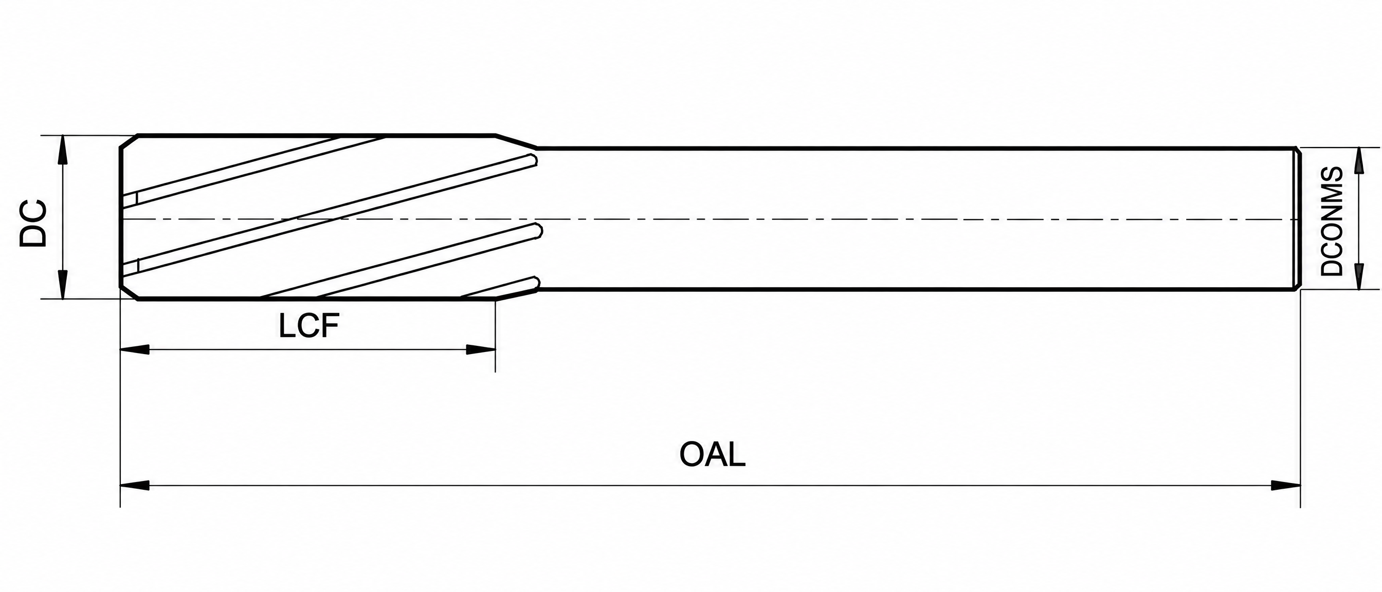 Eyltool Premium Automatenreibahle VHM H7 Werksnorm Ø5 mm