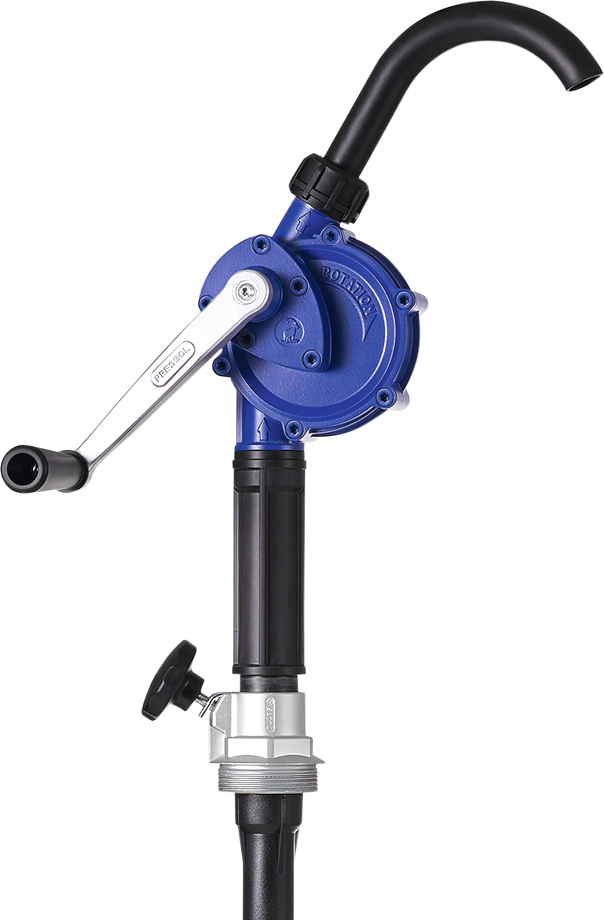 Handpumpe Kurbel mit Auslaufkrümmer