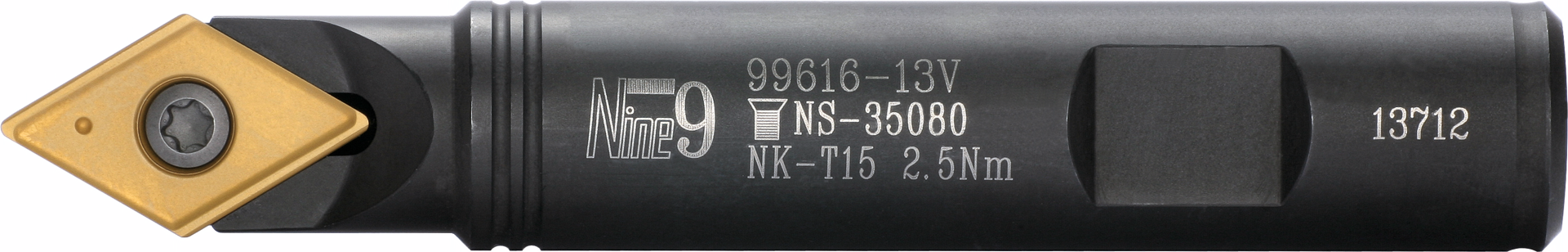 Klemmhalter Anbohren 60° Schaft-D16mm L100mm für WSP VXMT 12T3
