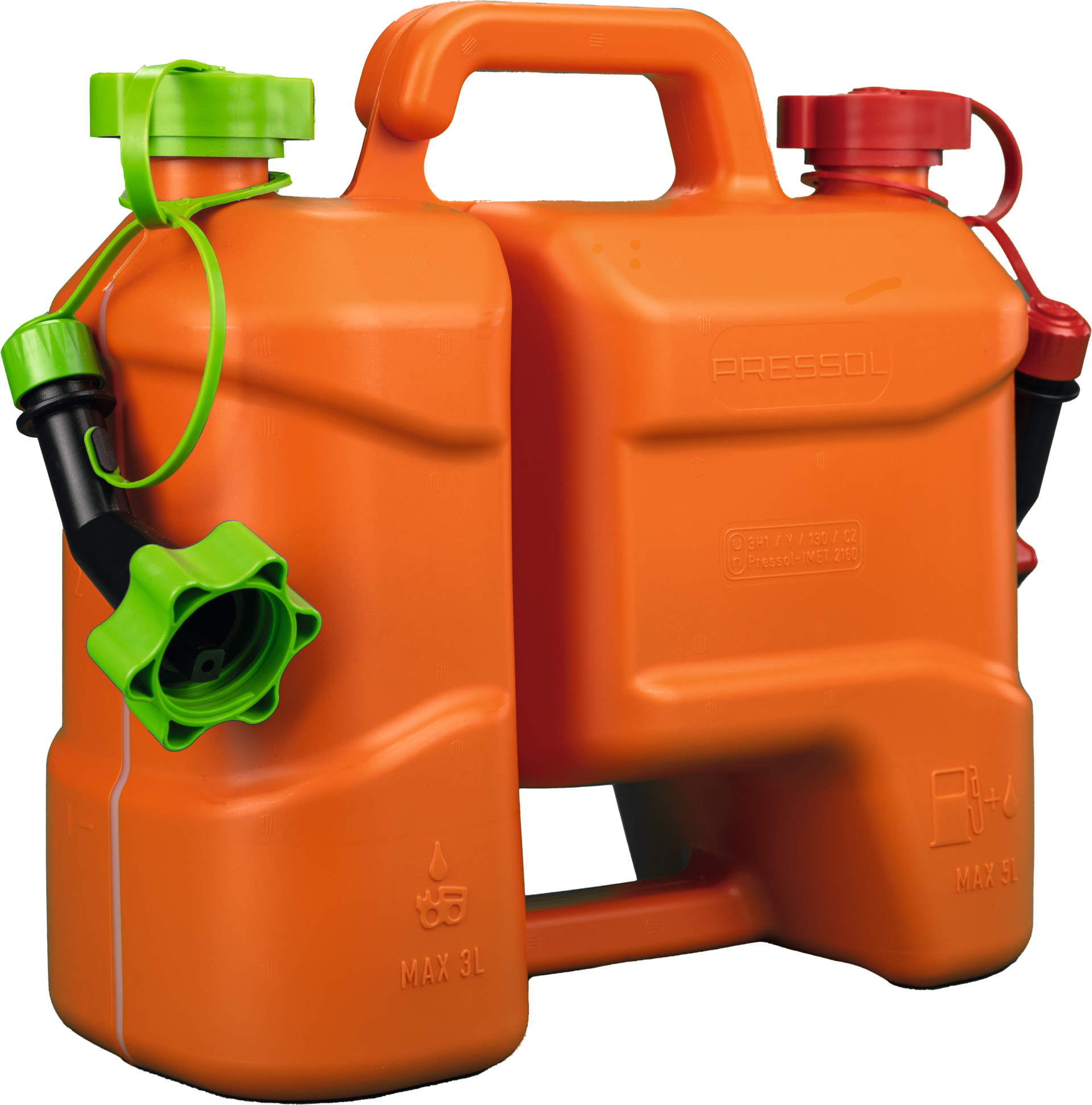 Kraftstoffkanister Kombi 5+3l aus Polyethylen mit UN Zulassung