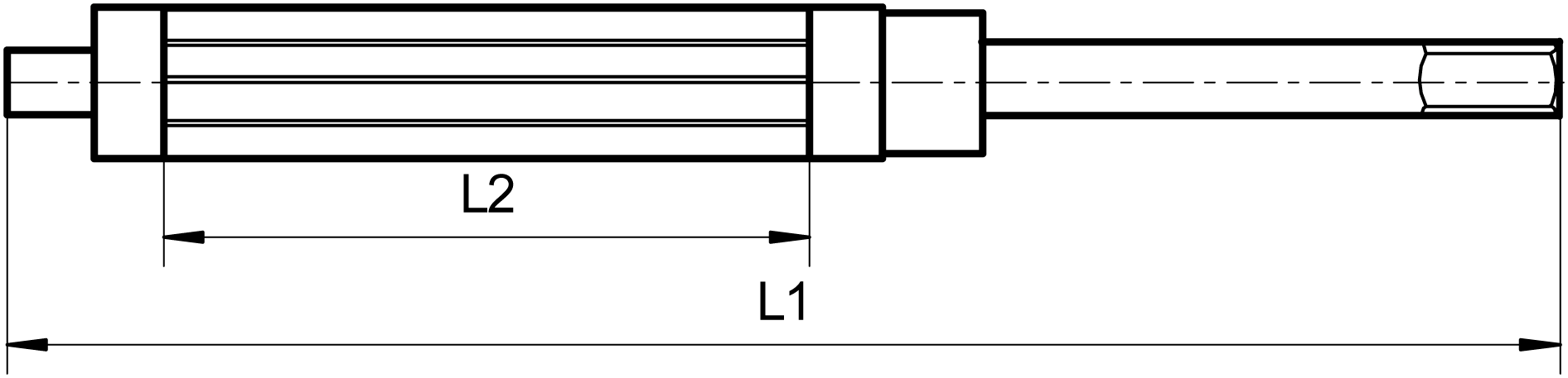 Handreibahle HSS mit Schnellverstellung D18-21mm L178mm WN