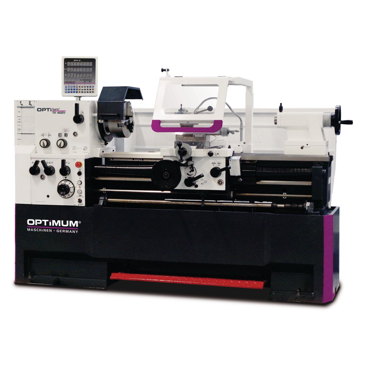 Leit- und Zugspindeldrehmaschine Optimum OPTIturn TH 4615V