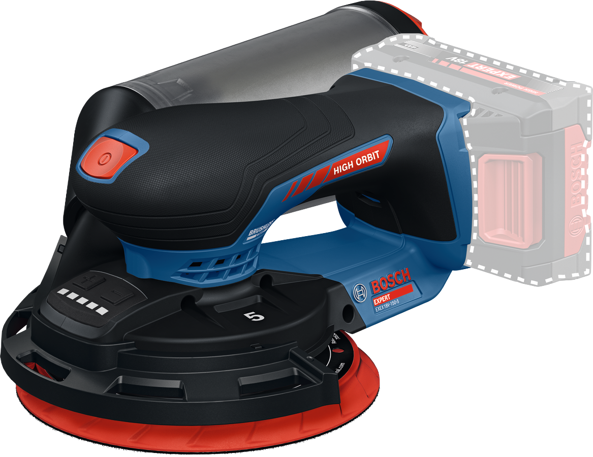 Akku-Exzenterschleifer solo EXEX 18V-150-5 Expert inkl. L-Boxx