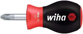 Schraubendreher PHILLIPS® kurz SoftFinish® L25mm GL81mm PH2
