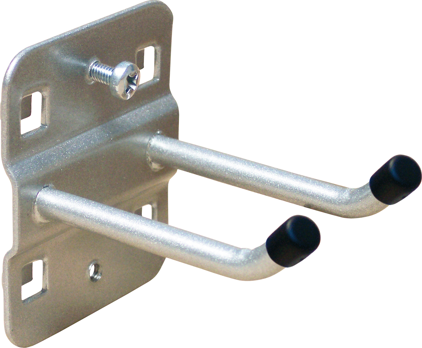 Werkzeughaken Lochplatten doppelt, mit schrägem Hakenende L50mm Werkzeughaken Lochplatten doppelt, mit schrägem Hakenende L50mm