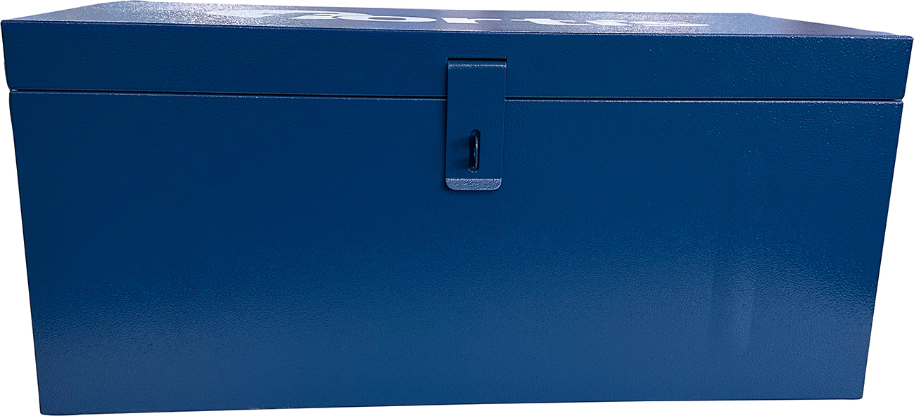 FORTIS Stahlblechkoffer blau 690 × 360 × 310 mm 59 Liter