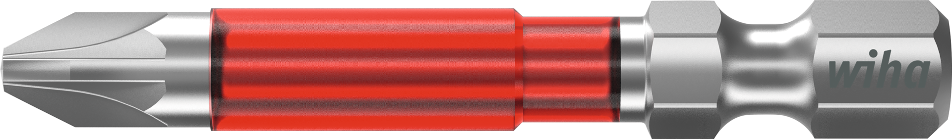 Wiha TY-Bit 1/4" Pozidriv® rot PZ1 × 49 mm