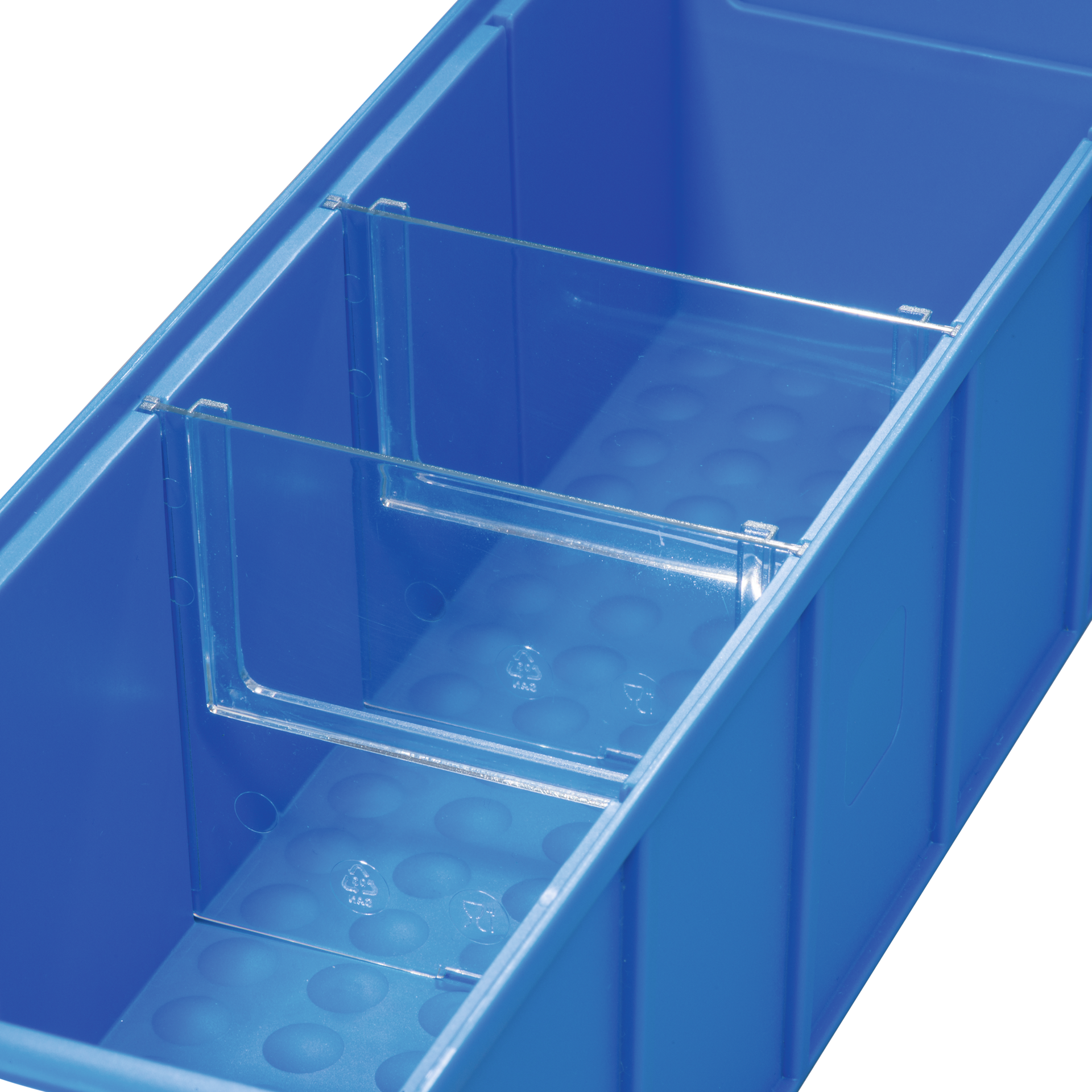 Trennwand Regalbox transparent Gr.2/4/6 B175mm H75mm Trennwand Regalbox transparent Gr.2/4/6 B175mm H75mm