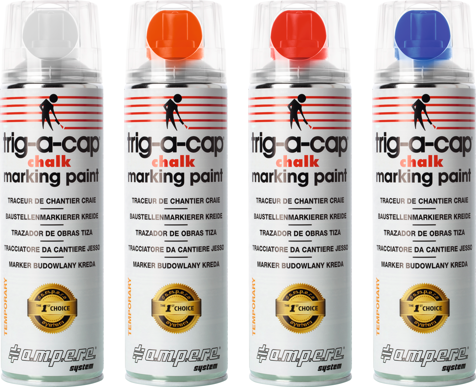 Kreidespray "Trig-a-Cap®" 0,5l weiß