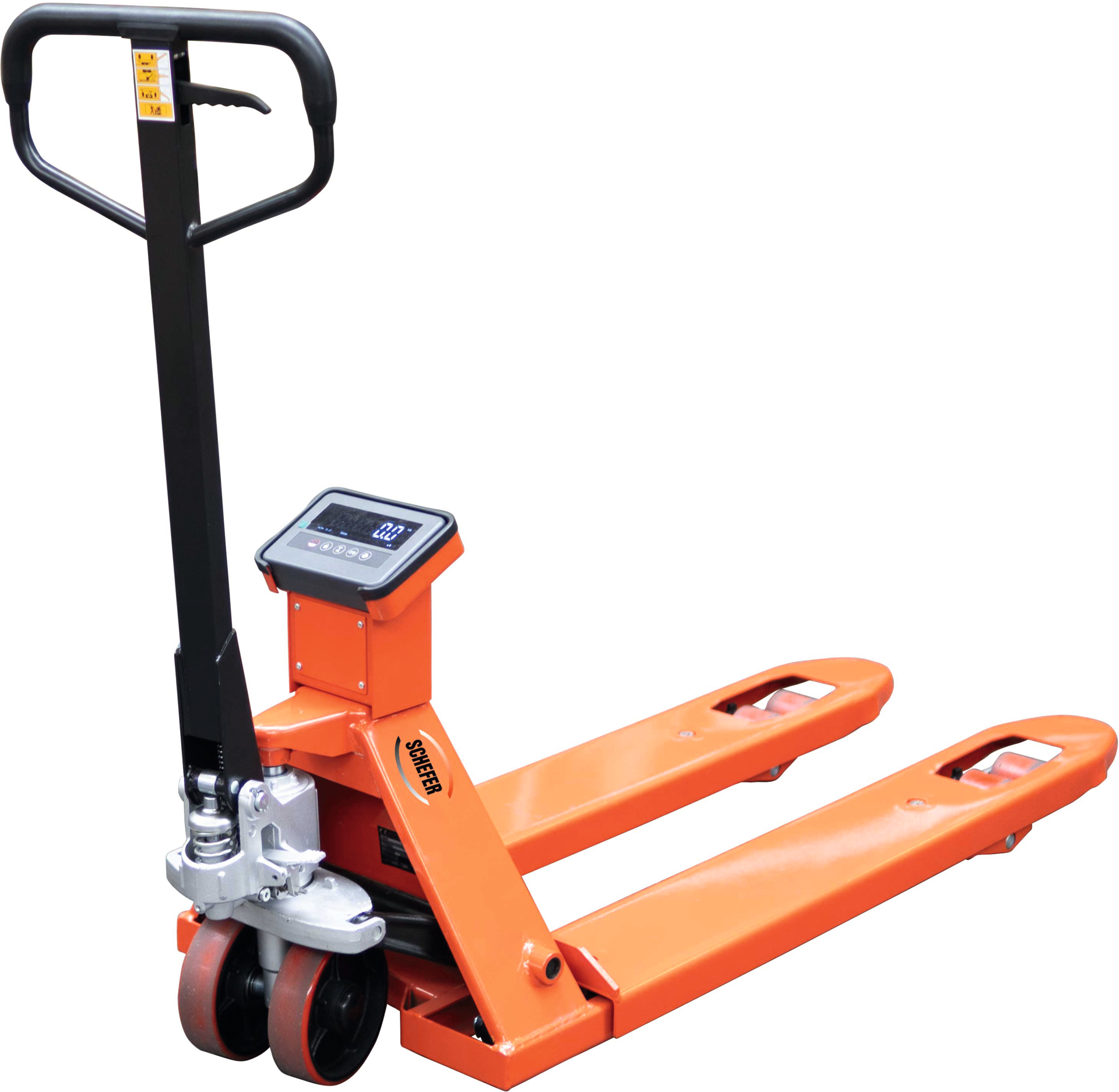 Gabelhubwagen Waage Tragkraft 2t Ablesung in 0,2kg-Schritten
