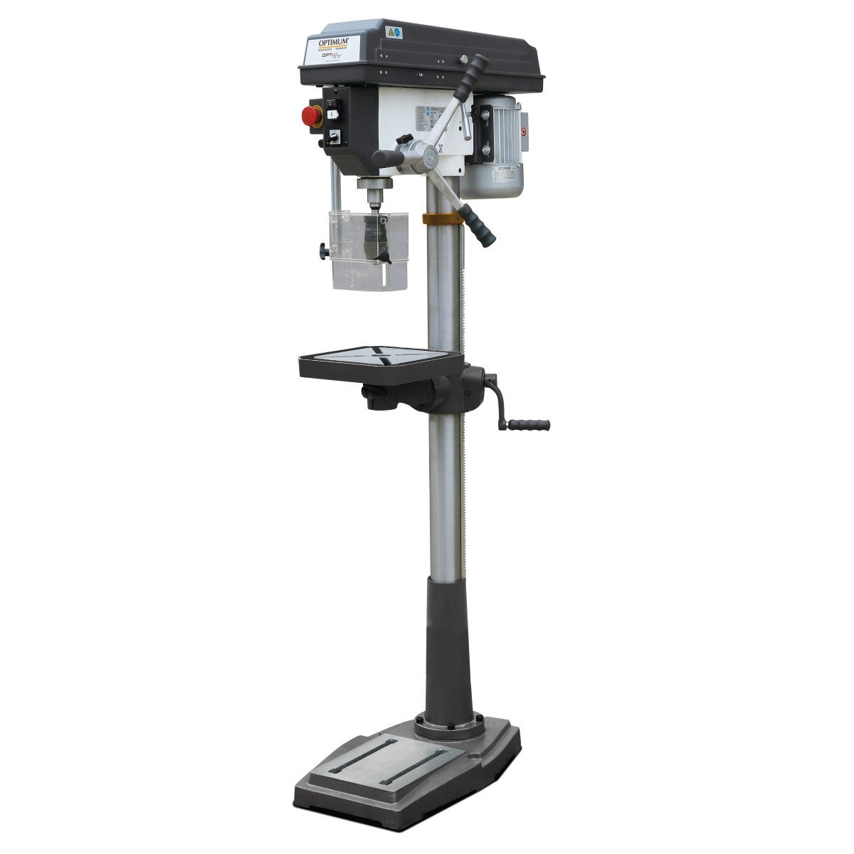 Säulenbohrmaschine Optimum OPTIdrill OPTIdrill DQ 25 inkl. Schraubstock