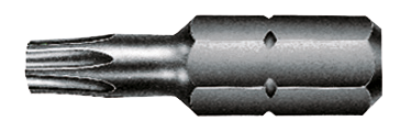 Bit 1/4" TORX® mit Stirnlochbohrung L25mm T10