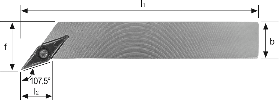 Klemmhalter SVHC 107,5° Außenbearbeitung für VC.. 11.. WSP SVHCR1212F11 rechts