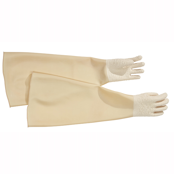 Schutzhandschuh Latex beige Einheitsgröße