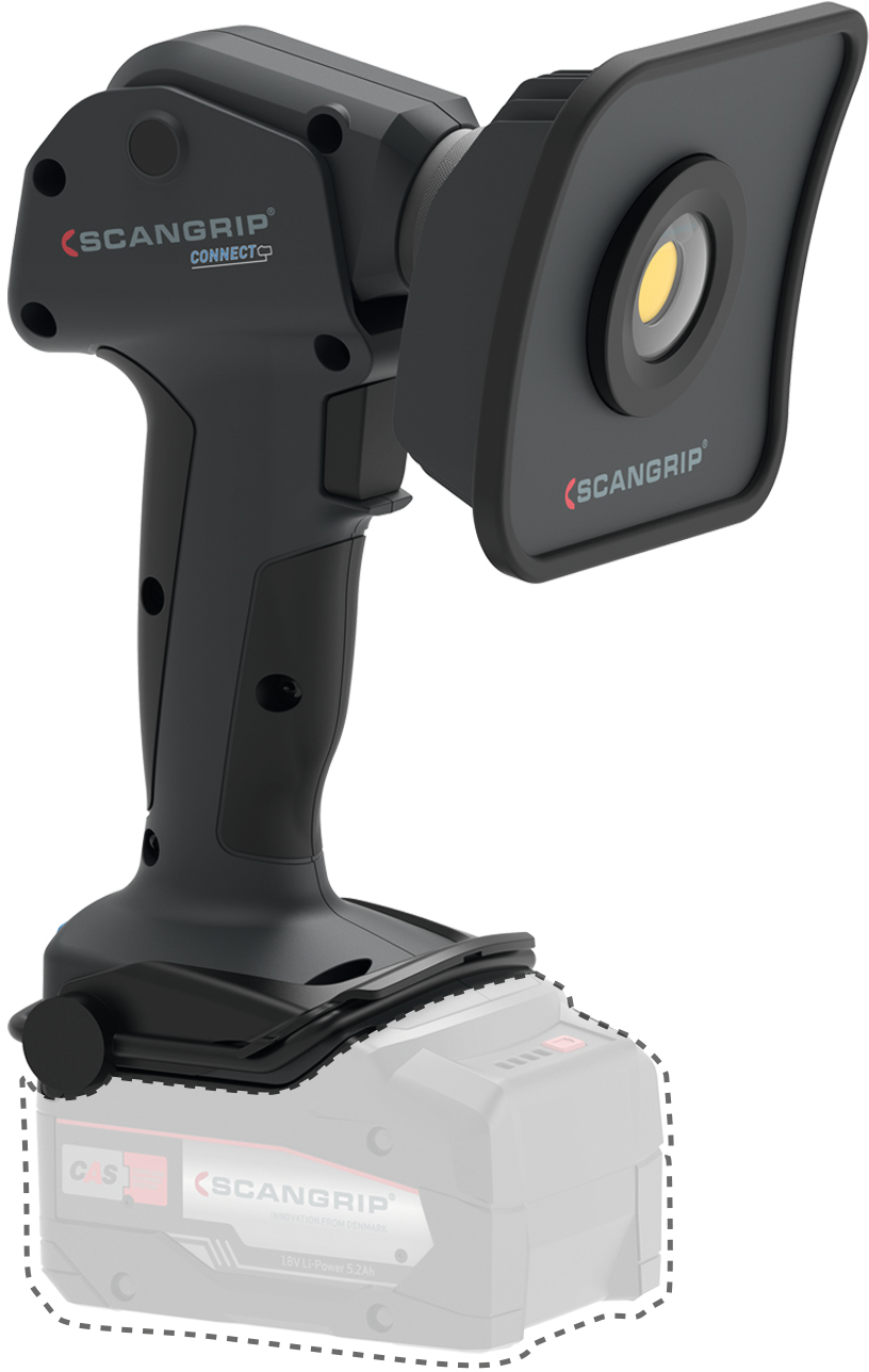 Akku-Arbeitslampe LED "MULTILIGHT FLOOD CONNECT" 750-1500 Lumen