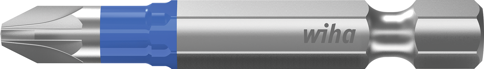 Wiha T-Bit 1/4" Pozidriv® blau PZ2 × 25 mm