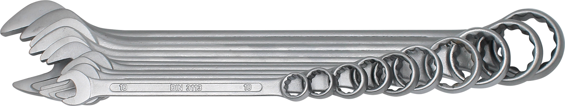 Ringmaulschlüssel abgewinkelt DIN3113A Satz 10-tlg SW10-30mm