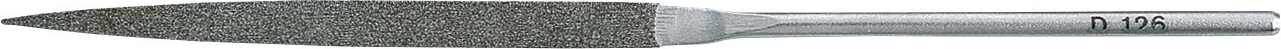 Nadelfeile Diamant L140mm Halbrund B5,4xS2mm