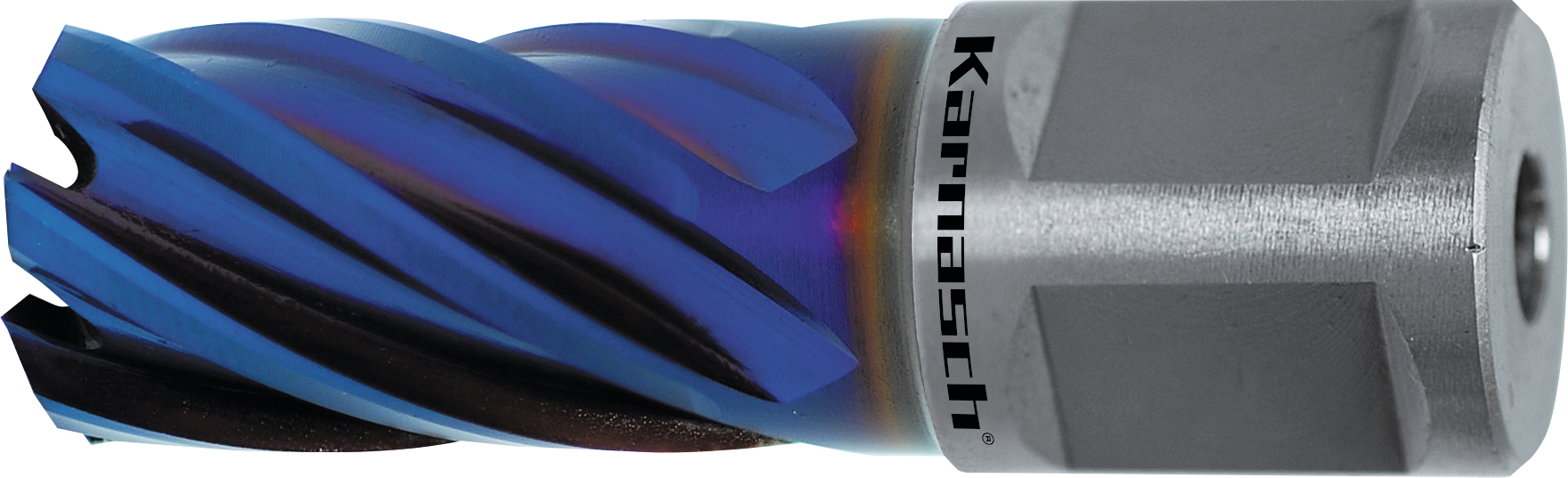 Kernbohrer HSSE Durablue "BLUE-LINE" Weldon 19 mm, Nutzlänge 30 mm