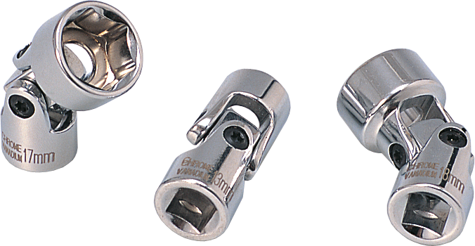 KS-Tools Stecknuss 3/8" Sechskant mit Gelenk L 40 mm SW 17 mm