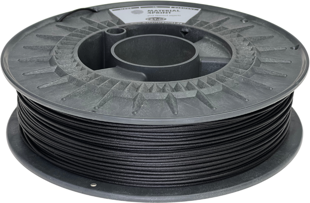 Filament PET-CF15 WL 0,75kg D1,75mm schwarz Spulen-D200mm Spulen-B53mm